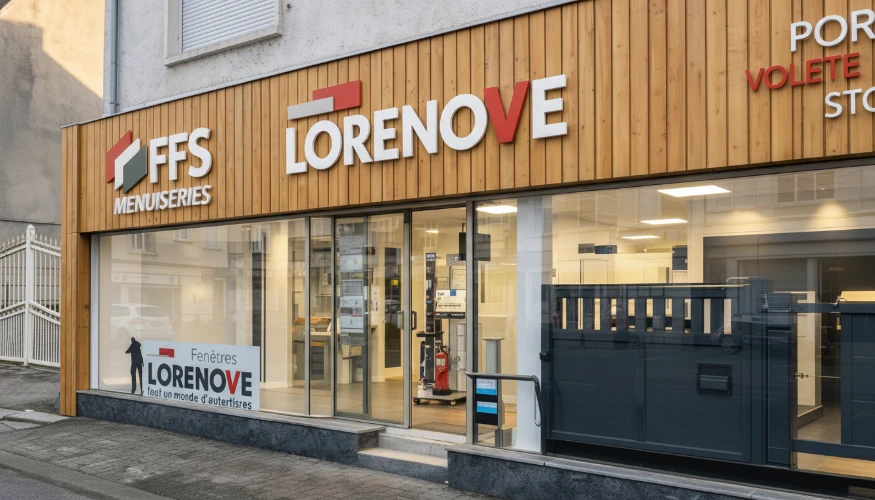 Devanture du magasin FFS Menuiseries